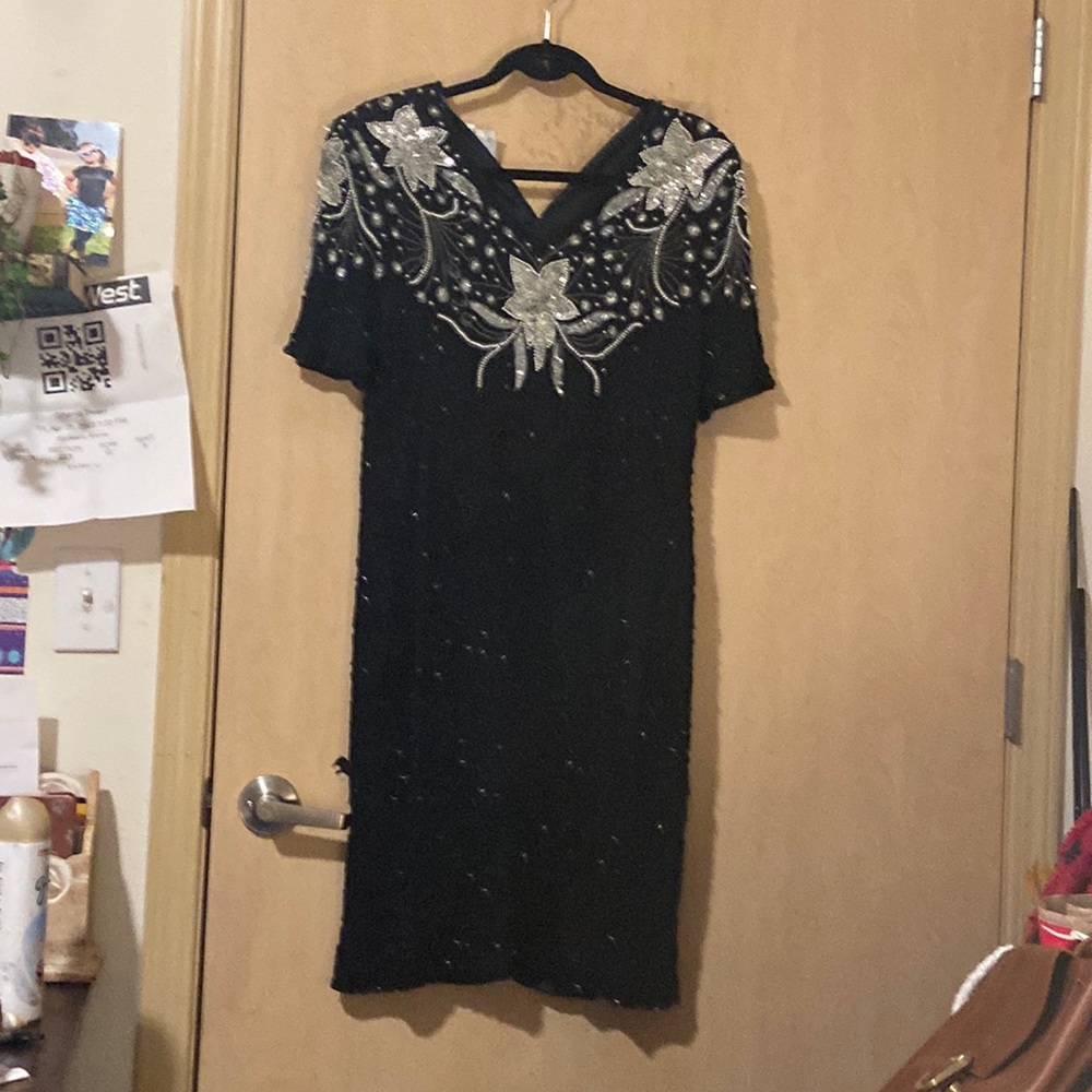 Dress with sparkle beading